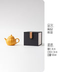 黄段泥紫砂-南瓜壶-礼盒 装