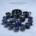 Aurora Sands Automatic Gongfu Tea Set - Tenmoku glazed tea set