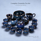 Aurora Sands Automatic Gongfu Tea Set - Tenmoku glazed tea set