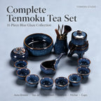 Aurora Sands Automatic Gongfu Tea Set - Tenmoku glazed tea set