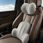 记忆棉汽车颈枕和腰部支撑套装 — 长途驾驶的人体工学舒适之选